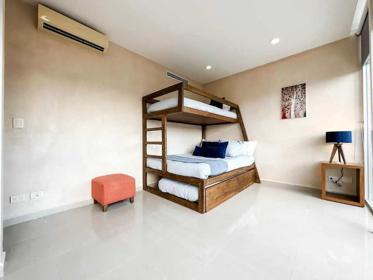Azulb15 3 Bedroom Playacar Phase II 普拉亚卡门 公寓